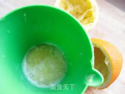 Make Orange apple tea step 1
