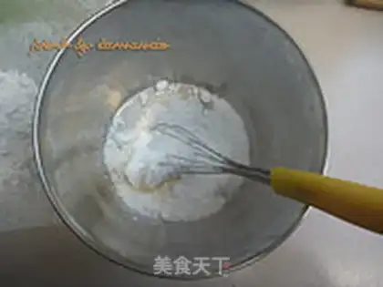 Make Mexican bread step 1