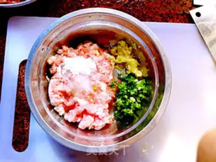 Make Porkballs step 1
