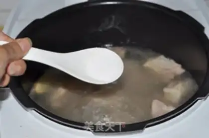 Make Vegetable abalone steak soup step 12