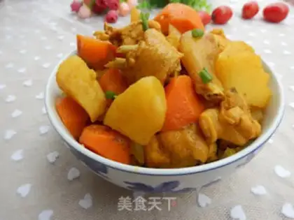 Make Curry potato chicken step 12