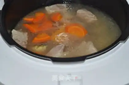 Make Vegetable abalone steak soup step 16