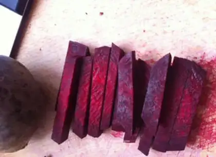 Make Sugar vinegar beet root step 1