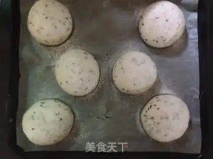 Make French ball, black sesame step 6