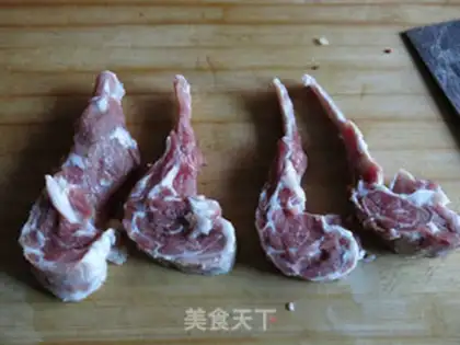 Make Air-cooked lamb chops step 1