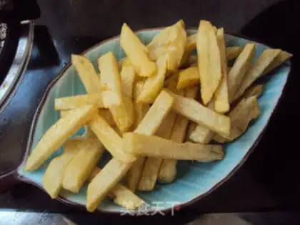 Make Garlic fries step 8