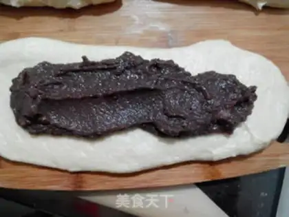 Make Red bean toast step 1
