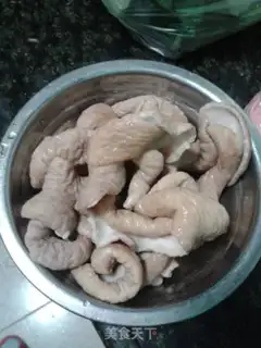 Make Spicy intestine powder step 1