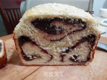 Make Red bean toast step 4