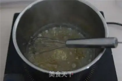 Make Caramel chestnut cake step 8