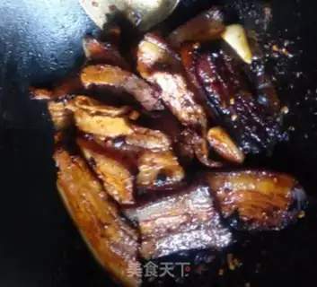 Make Steam meat in dried vegetables step 13