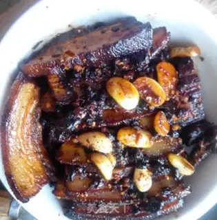 Make Steam meat in dried vegetables step 15