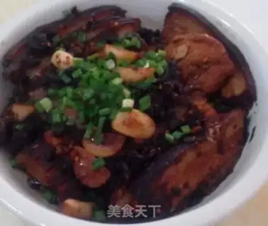 Make Steam meat in dried vegetables step 18