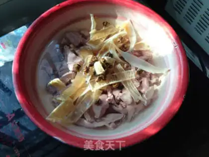 Make Pork heart stewed fish glue step 2