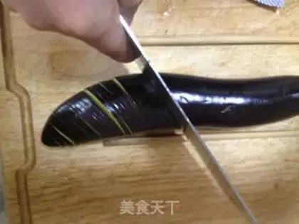 Make Sugar and eggplant step 1