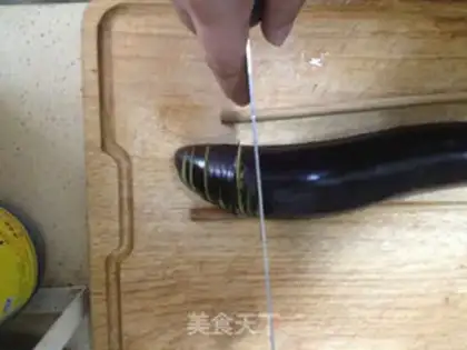 Make Sugar and eggplant step 2