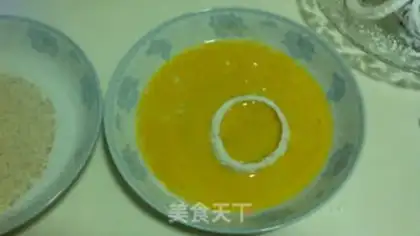 Make Onion rings step 3