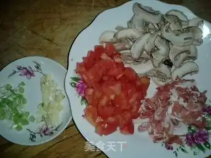 Make Red mushroom pasta step 0