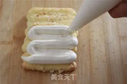 Make Double-finger cakes step 16