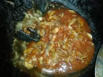Make Red mushroom pasta step 6