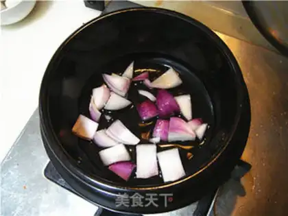 Make Curry radish fishballs step 4