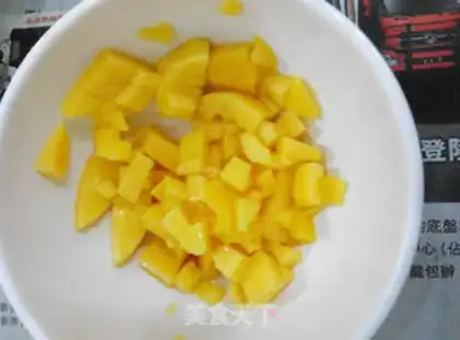 Make Mango cheesecake step 4