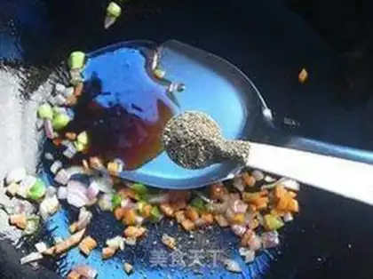 Make Black pepper sauce steaks step 9