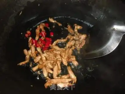 Make Sour lentils fried meat step 3