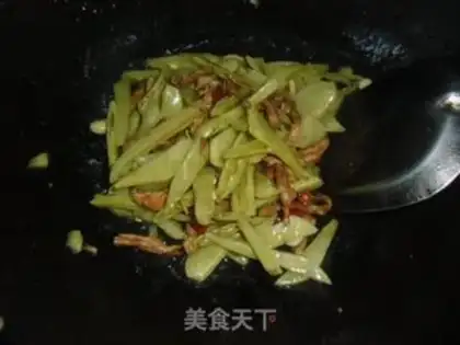 Make Sour lentils fried meat step 5