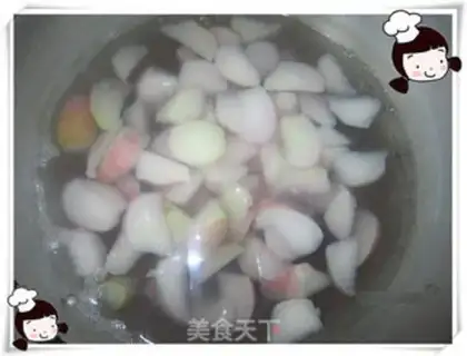 Make Burn the radish step 2