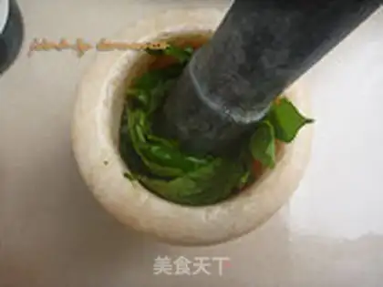 Make Blue sauce step 1
