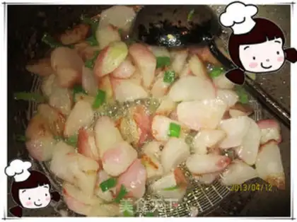 Make Burn the radish step 6