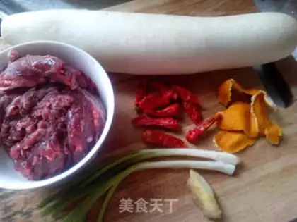 Make Beef radish step 0