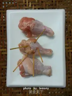 Make Lemon fried chicken step 1