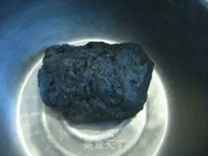 Make Black sesame sauce, salt cookies step 4