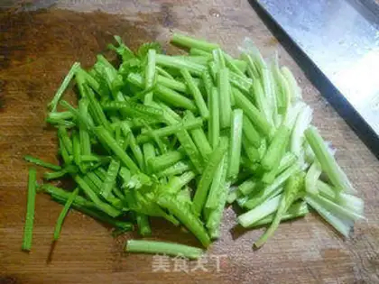 Make Celery shrimp step 2
