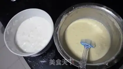 Make Light cream cake step 1