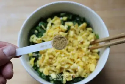 Make Egg dumplings step 3