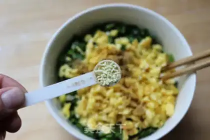 Make Egg dumplings step 5
