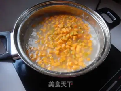 Make Pumpkin porridge step 5