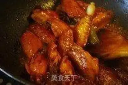 Make The red chicken wings step 4