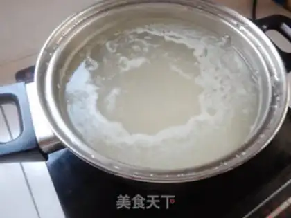 Make Red bean porridge step 3