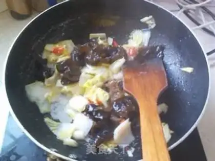 Make Black cabbage step 7