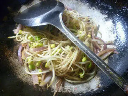 Make The onion sprouts step 7