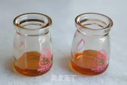Make Sweet bottle of caramel pudding step 5