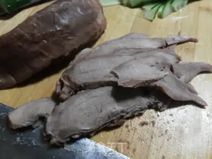 Make Soy, pig tongue step 2