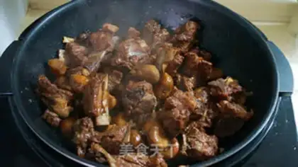 Make The cavity ribs burn chestnuts step 3