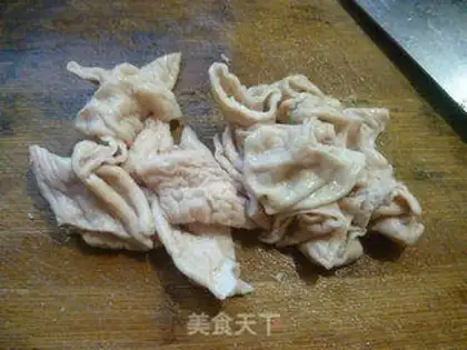 Make Garlic fried pig intestines step 2