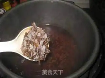 Make Wild rice corn and vegetable congee step 2