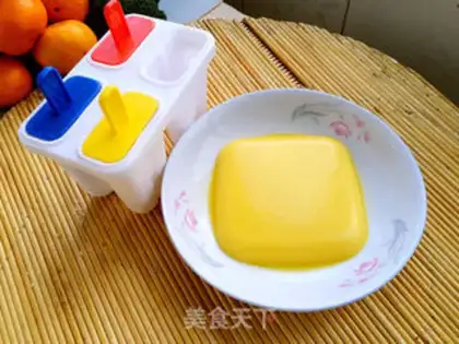 Make Mango jelly ice cream step 1
